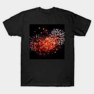 Pixel Firework No.28 T-Shirt